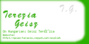 terezia geisz business card